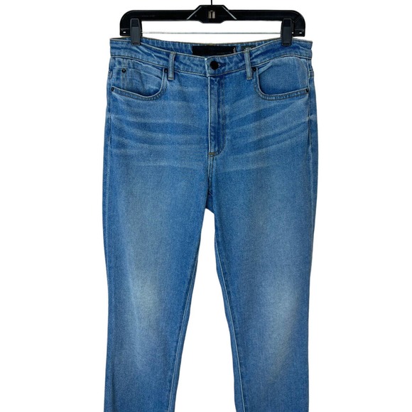 X Alexander Wang Denim Jeans Womens Size 29 Light Wash Skinny Blue Mid Rise - Picture 3 of 11